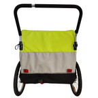 Pohjola Motors  Polkupyörän peräkärry 2-in-1 PACE Vihreä, 2 lapselle, Max. 40 kg