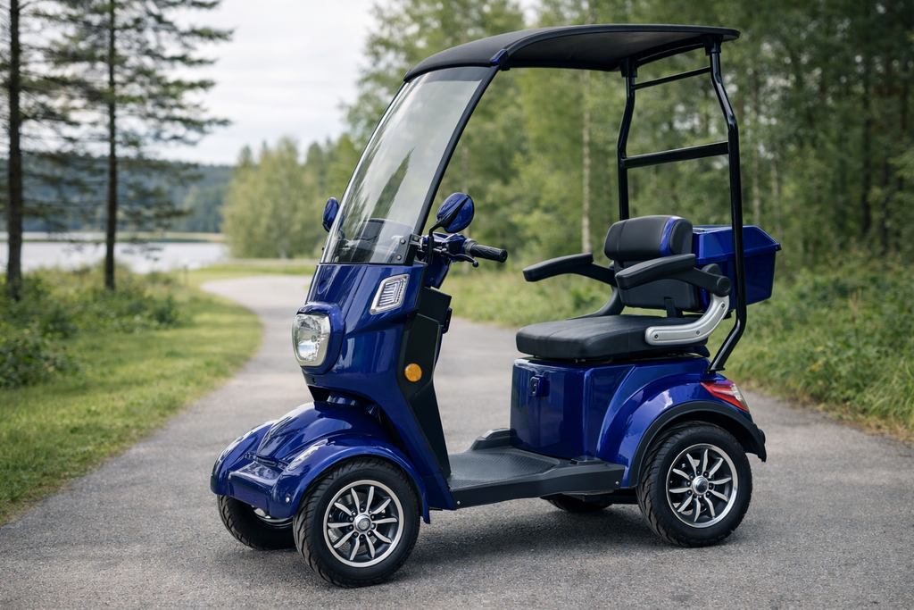 Arktis Motors VARMA Senior Scooter 800W, 48V20AH, blå