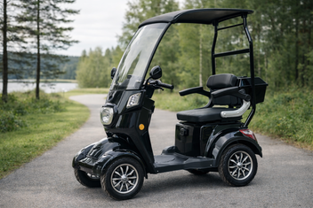 Senioriskootteri 800W – 48V20Ah litiumakku, 25 km/h, toimintasäde 40–70 km