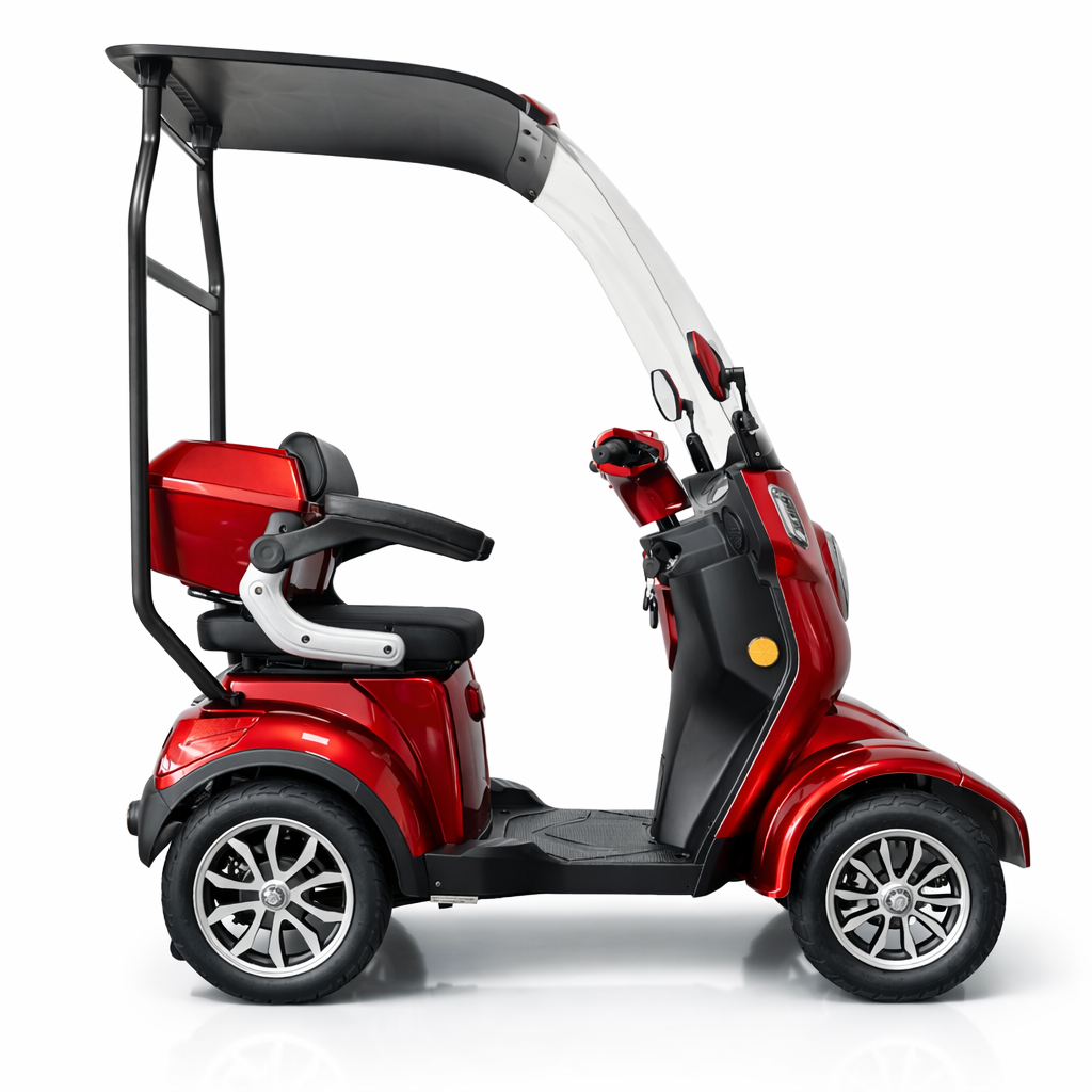 Arktis Motors VARMA Senior Scooter 800W, 48V20AH, röd