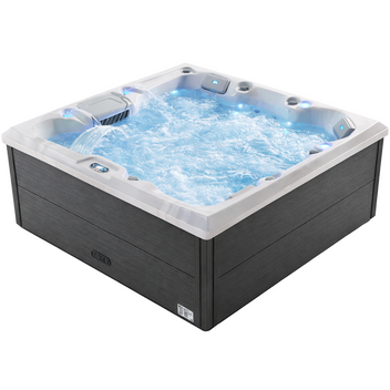 Utomhuspool 215 x 215 cm – 55 munstycken, Balboa WIFI, 39 LED-lampor