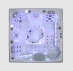 Pohjola Spa LUXUS Utomhusbadtunna 215x215 cm, 55 jetstrålar, LED-belysning, WIFI