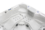 Pohjola Spa LUXUS Utomhusbadtunna 215x215 cm, 55 jetstrålar, LED-belysning, WIFI
