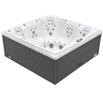 Utomhuspool 215 x 215 cm – 55 munstycken, Balboa WIFI, 39 LED-lampor