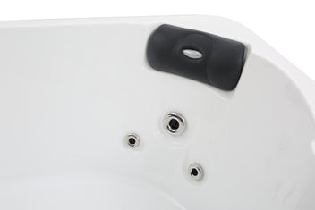 Ulkoporeallas 160 x 160 cm – 4 hlöä, 12 suutinta, Balboa-ohjaus, Bluetooth