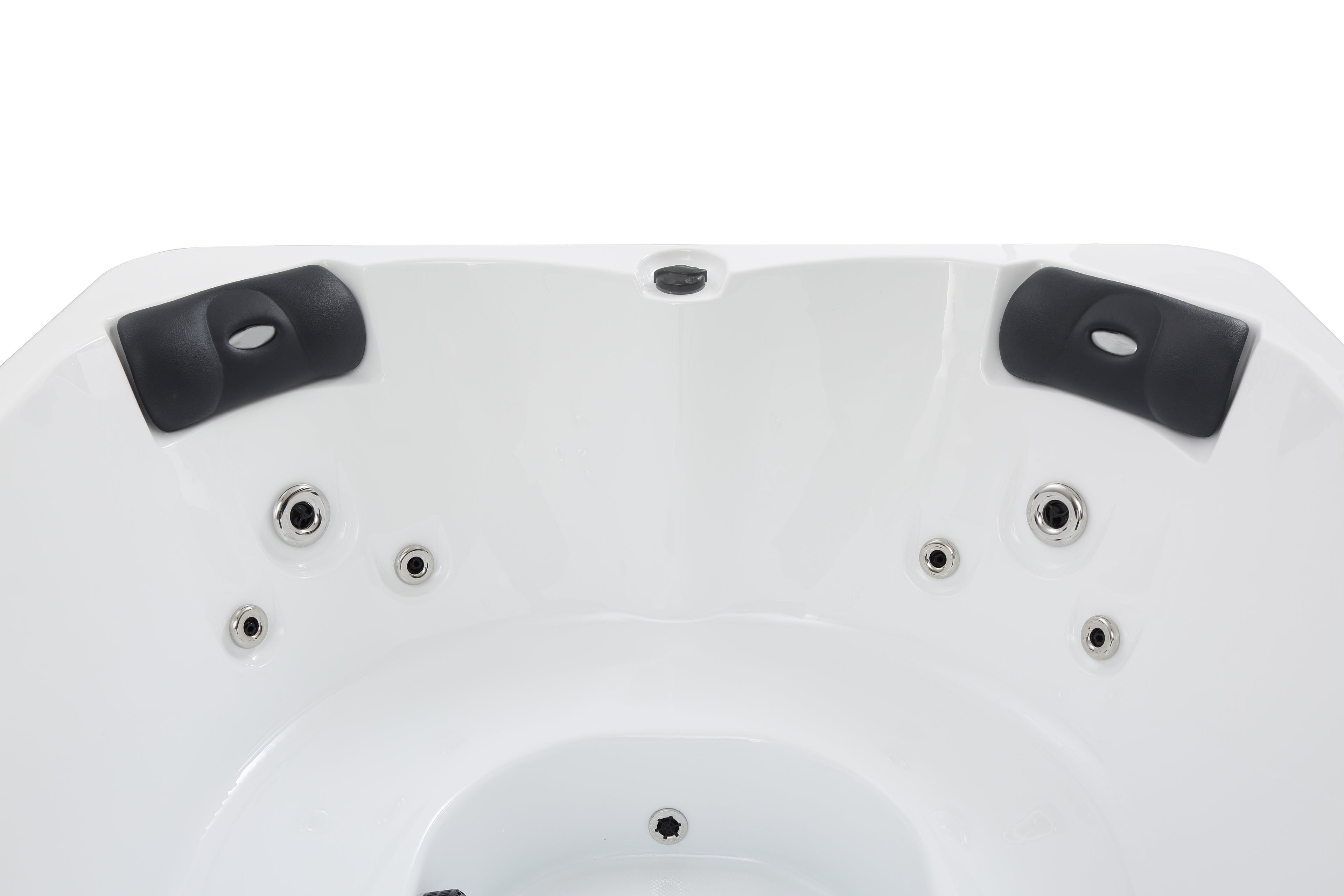 Pohjola Spa Utomhusbadtunna 160 x 160 cm, 4 personer, 12 jetstrålar, Grå WIFI Balboa