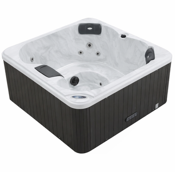 Ulkoporeallas 160 x 160 cm – 4 hlöä, 12 suutinta, Balboa-ohjaus, Bluetooth