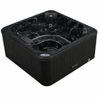 Pohjola Spa Utomhusbadtunna 160 x 160 cm, 4 personer, 12 jetstrålar, Grå WIFI Balboa