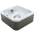 Pohjola Spa Utomhusbadtunna 190x190 cm, 25 jetstrålar, LED-belysning, WIFI