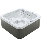 Pohjola Spa Utomhusbadtunna 190x190 cm, 25 jetstrålar, LED-belysning, WIFI