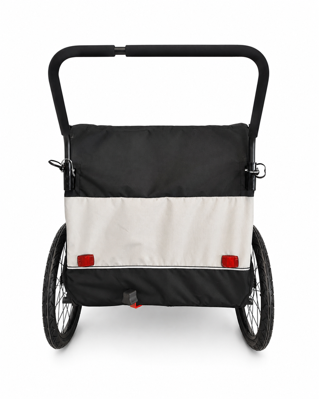 Cykelkärra PACE för 1–2 barn – 2-i-1, 40 kg, 5-punktsbälte