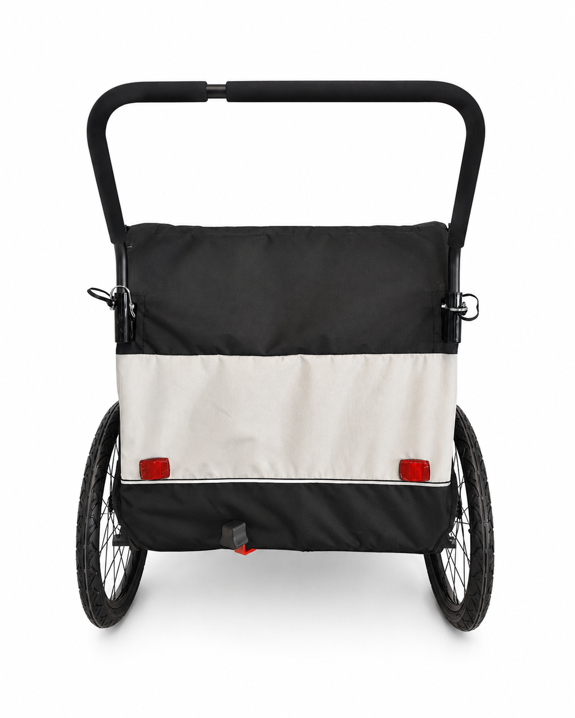 Polkupyörän peräkärry PACE 1–2 lapselle – 2-in-1, 40 kg, 5-pistevaljaat