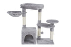 Pohjolan Lemmikkitarvike Kissan kiipeily-/raapimispuu 83 cm, vaalean harmaa