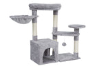 Pohjolan Lemmikkitarvike Kissan kiipeily-/raapimispuu 83 cm, vaalean harmaa