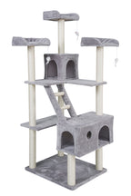 NordDjur Kattklös-/klätterträd 206 cm, ljusgrå
