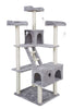 NordDjur Kattklös-/klätterträd 206 cm, ljusgrå