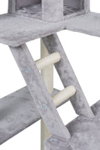 NordDjur Kattklös-/klätterträd 206 cm, ljusgrå