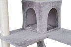NordDjur Kattklös-/klätterträd 206 cm, ljusgrå