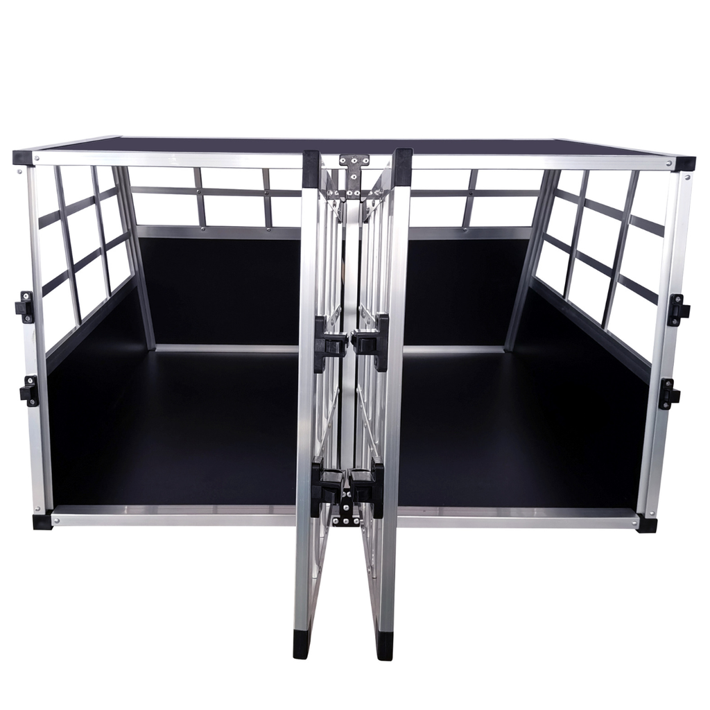 Pohjolan Lemmikkitarvike Koiran Kuljetushäkki Tuplaovilla, 89 × 70 × 51 cm