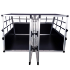 Pohjolan Lemmikkitarvike Koiran Kuljetushäkki Tuplaovilla, 89 × 70 × 51 cm