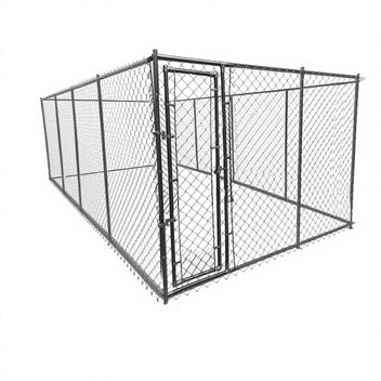Koiratarha 3 x 6 x 1,82 m – galvanoitu teräs, 60 x 60 mm verkko, lukittava ovi