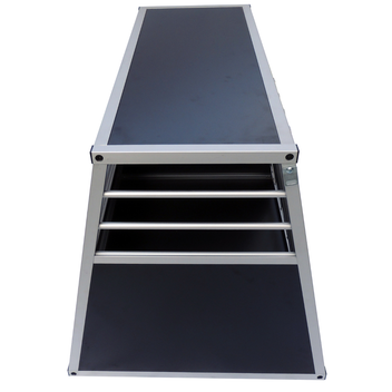 Hundbur för bil 92 x 65 x 66 cm – aluminiumram, MDF-botten, 75° vinklar
