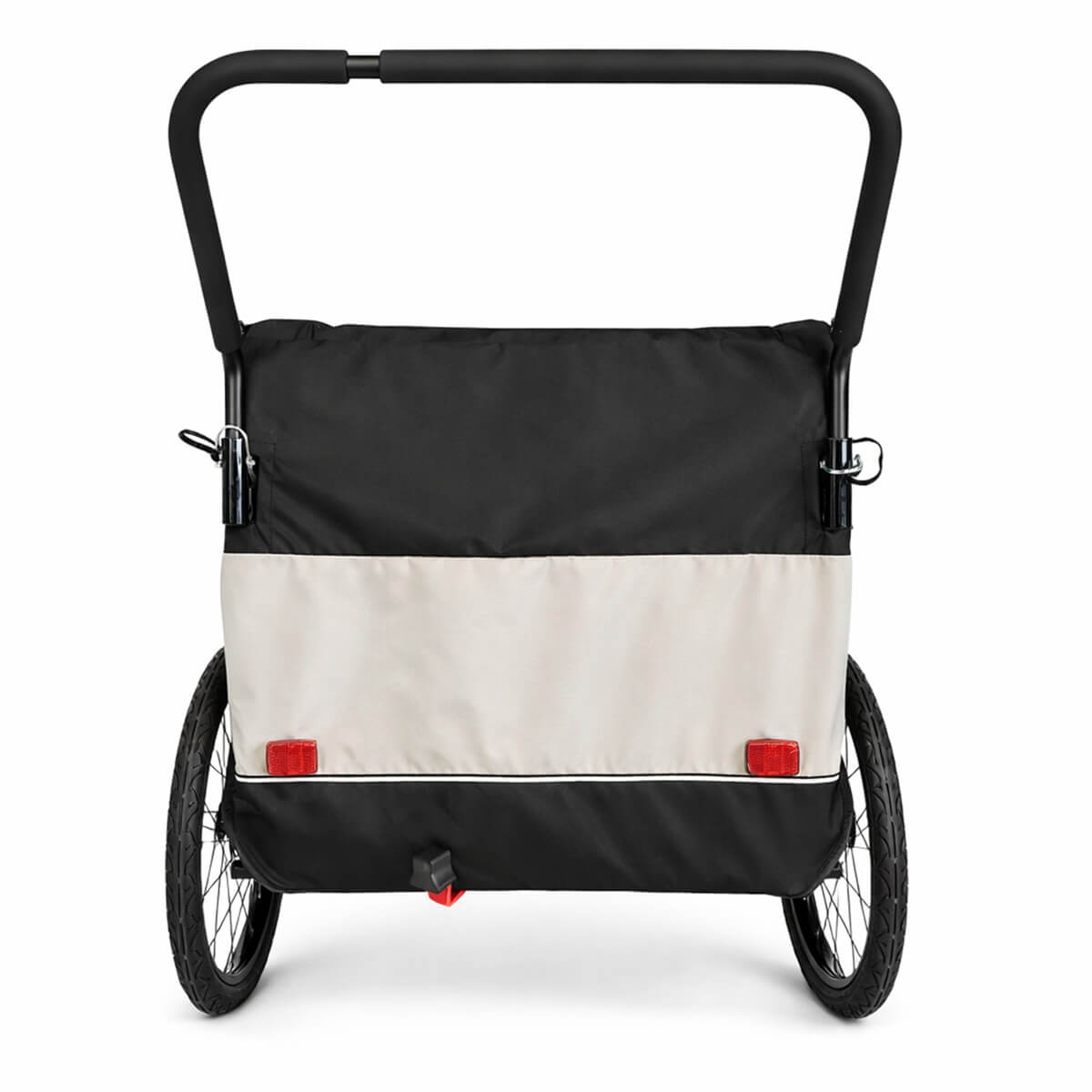 Polkupyörän peräkärry 1–2 lapselle – 2-in-1, 40 kg, 5-pistevaljaat