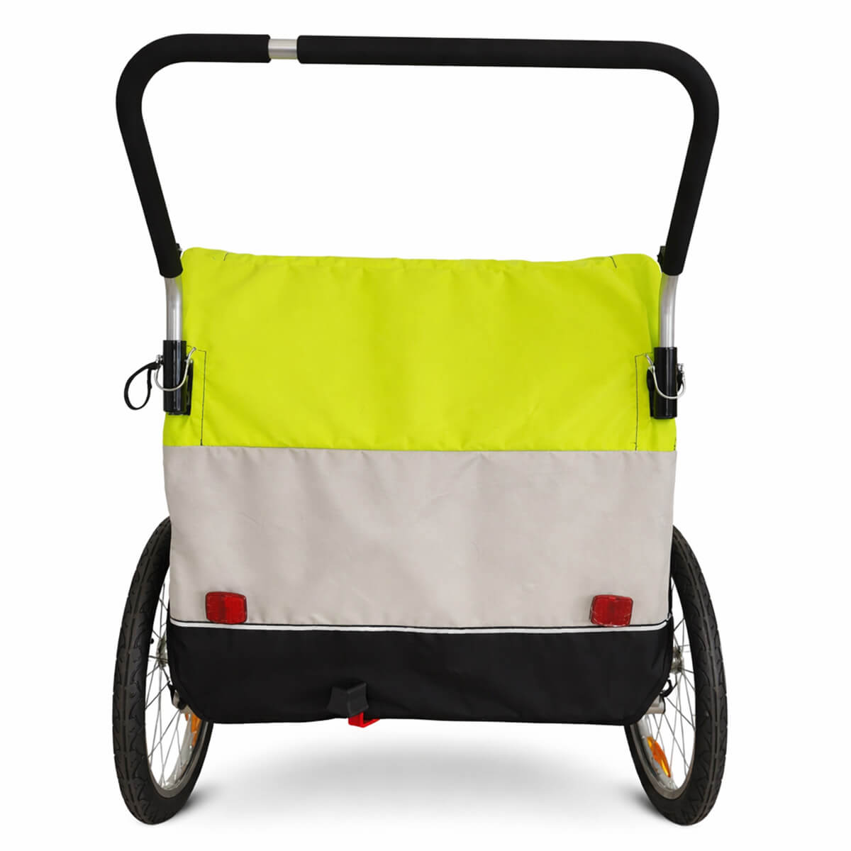 Polkupyörän peräkärry 1–2 lapselle – 2-in-1, 40 kg, 5-pistevaljaat