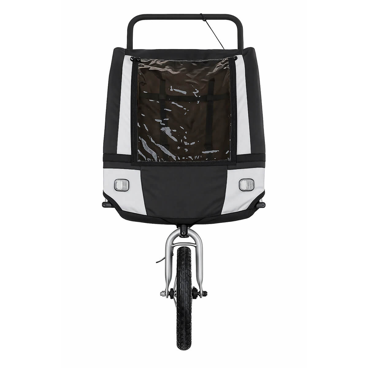 Polkupyörän peräkärry 1–2 lapselle – 2-in-1, 40 kg, 5-pistevaljaat