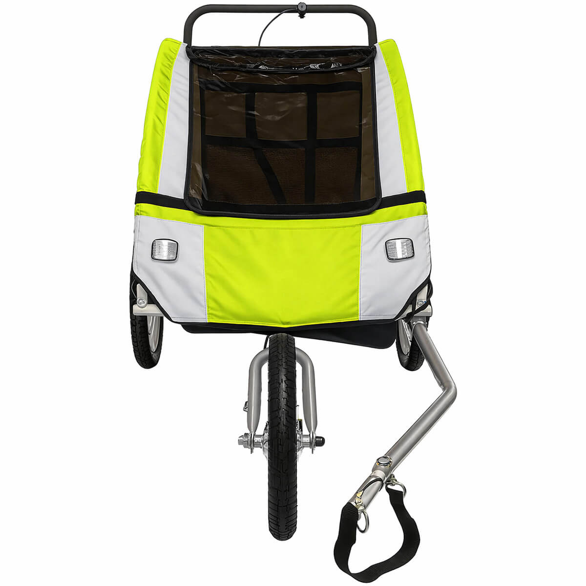 Polkupyörän peräkärry 1–2 lapselle – 2-in-1, 40 kg, 5-pistevaljaat