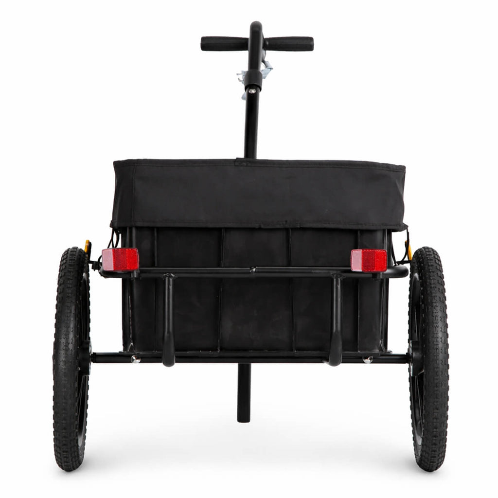 Polkupyörän peräkärry 70 l – 30/60 kg, 2-in-1, teräsrunko