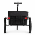 Polkupyörän peräkärry 70 l – 30/60 kg, 2-in-1, teräsrunko