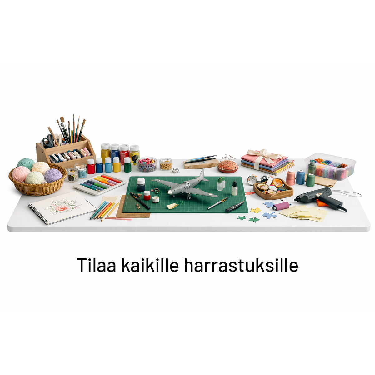 Lykke & Lagom Electric Table Top 160 x 80 cm, vit