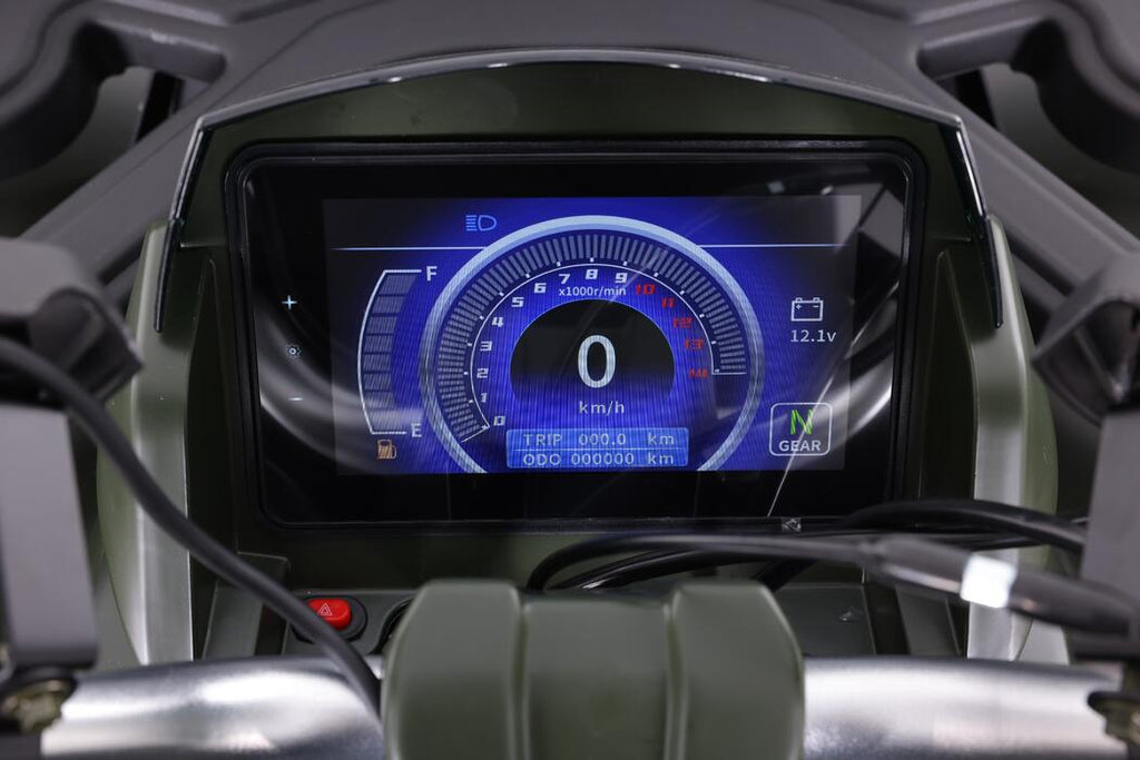 Arktis Motors barnminiquad 110CC helautomatisk, svart/grön