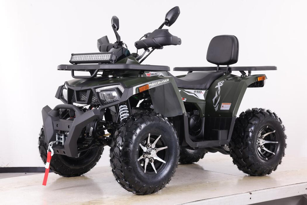 Arktis Motors barnminiquad 110CC helautomatisk, svart/grön