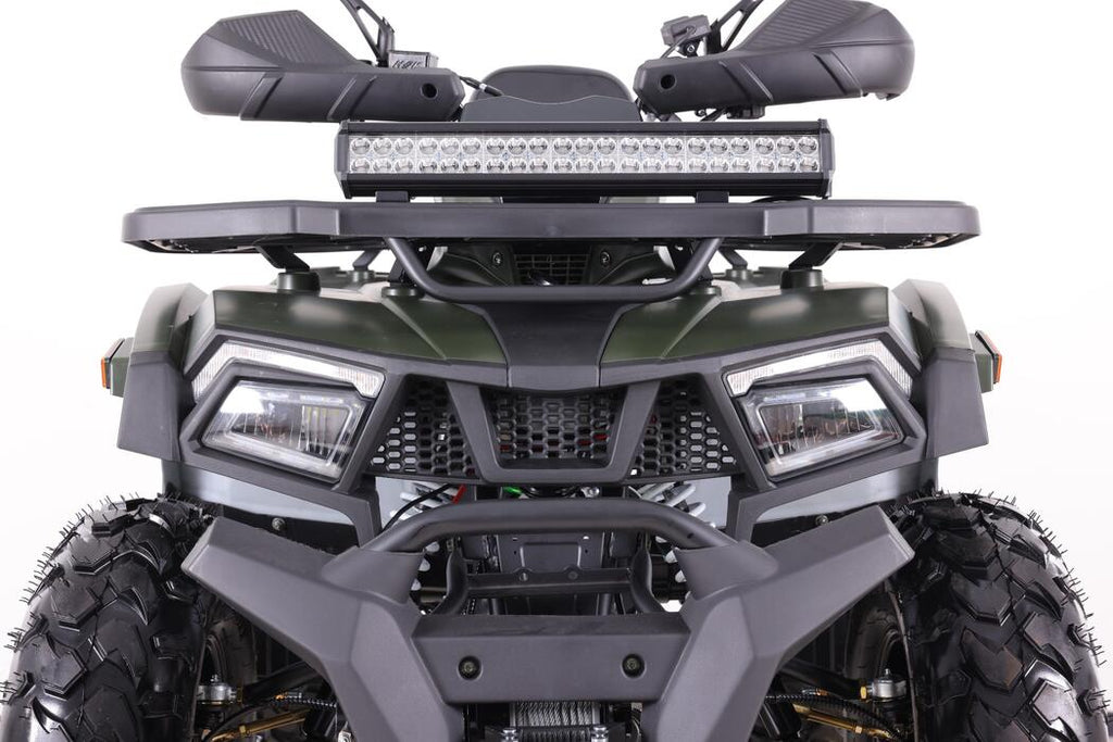 Arktis Motors barnminiquad 110CC helautomatisk, svart/grön