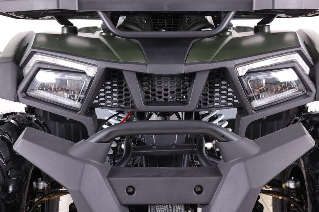 Arktis Motors barnminiquad 110CC helautomatisk, svart/grön