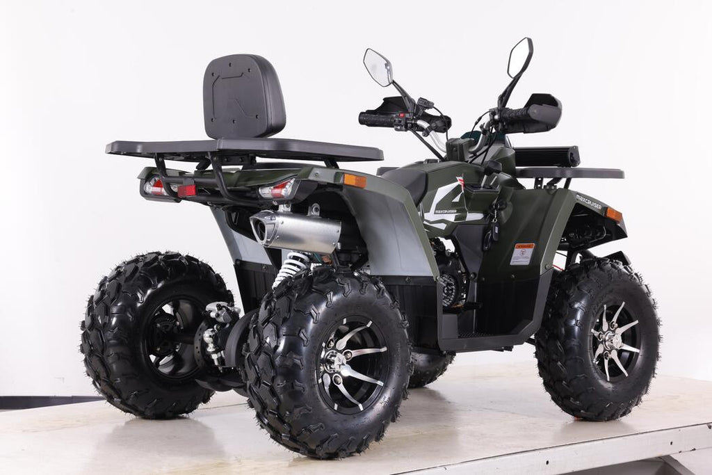 Arktis Motors barnminiquad 110CC helautomatisk, svart/grön