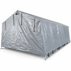 Pressutalli 3,2 × 6 × 2,2 m – 500 g PVC, tummanharmaa