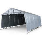 Pressutalli 3,2 × 6 × 2,2 m – 500 g PVC, tummanharmaa