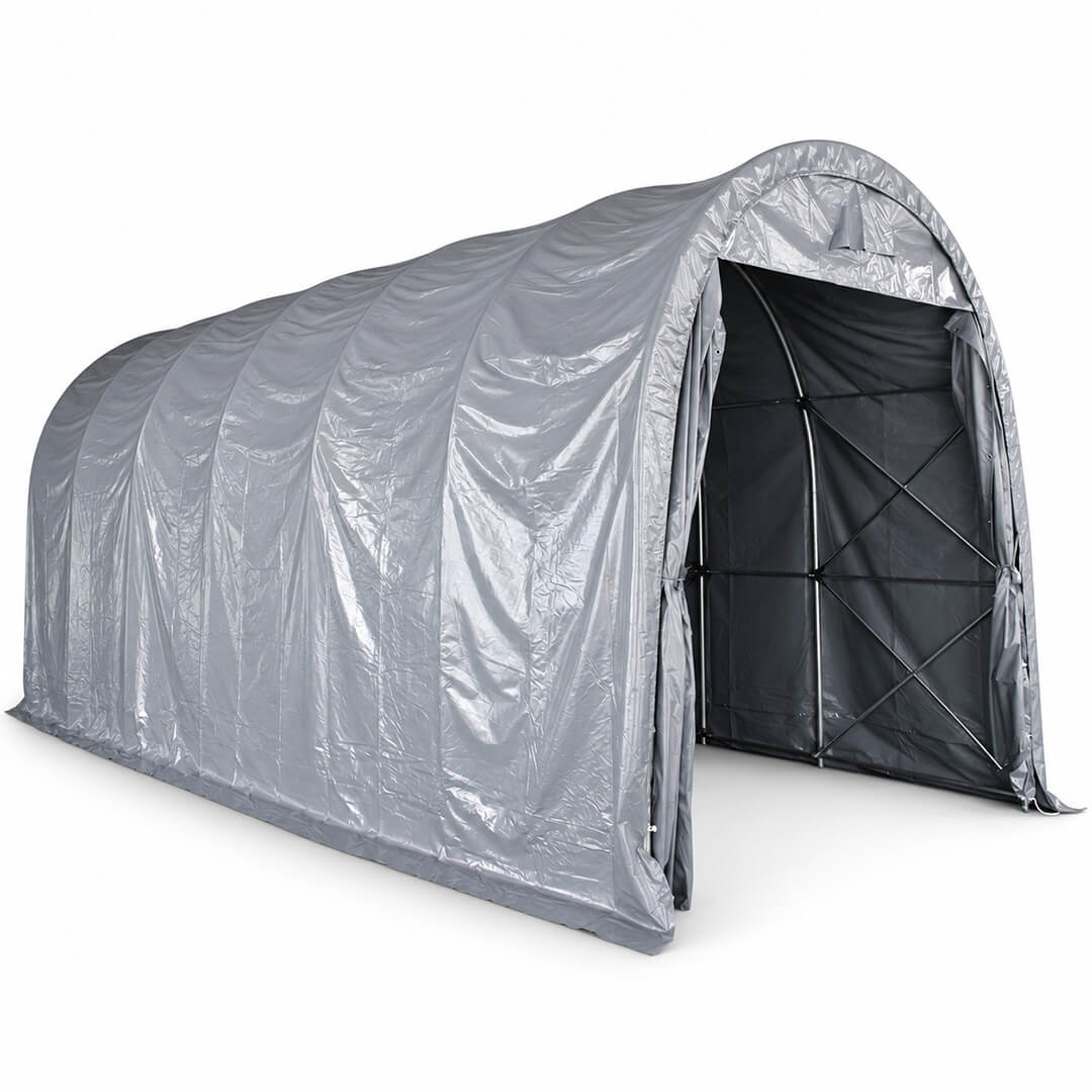 Pressutalli 3,5 × 7,5 × 3,5 m – 500 g PVC, ovaaliputkirunko