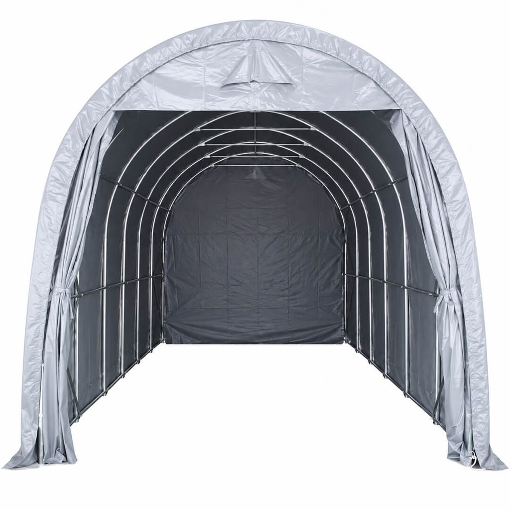 Pressutalli 3,5 × 7,5 × 3,5 m – 500 g PVC, ovaaliputkirunko