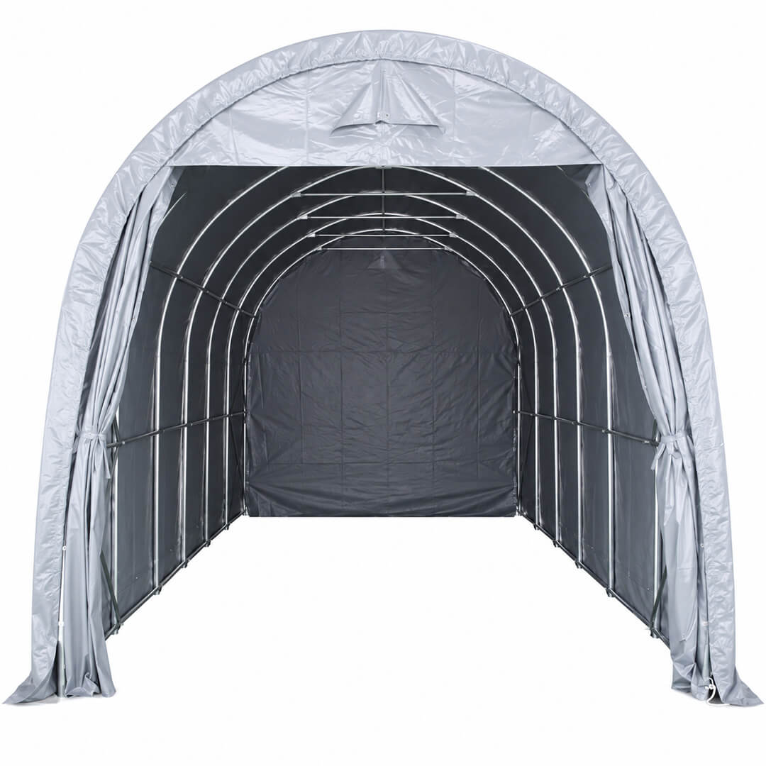 Pressutalli 3,5 × 7,5 × 3,5 m – 500 g PVC, ovaaliputkirunko