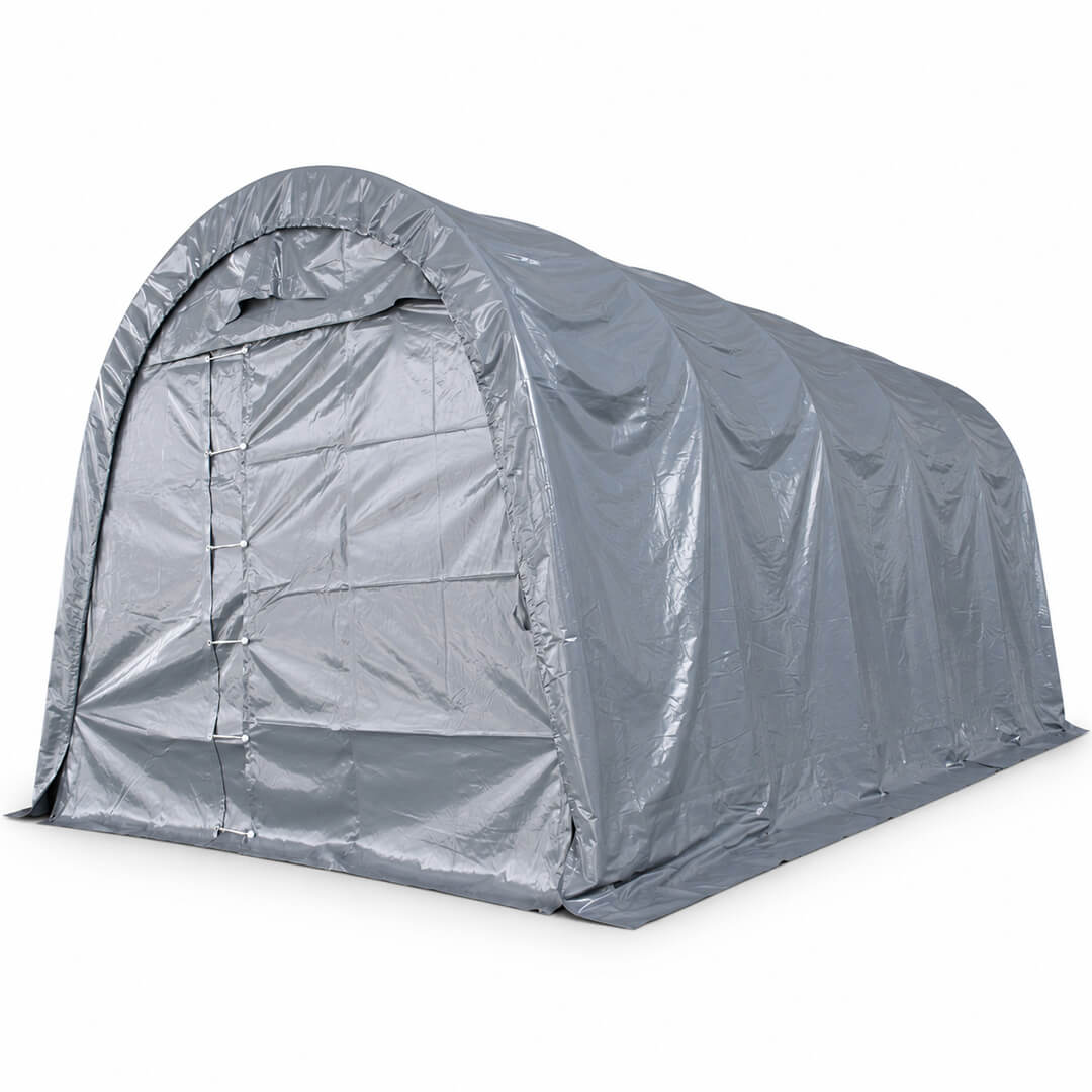 Pressutalli 3 × 6 m – 500 g PVC, ovaaliputkirunko