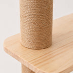 Puinen Kissan kiipeilypuu 55 x 55 x 114 cm