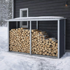 Träskydd 302 x 119 x 190 cm – ca 7 m³, galvaniserat stål