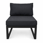 Trädgårdsstol 60 x 75 cm – utan armstöd, 10 cm stoppning, stålram