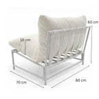 puutarhatuolin mitat