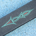 Temppupotkulauta alumiinia, 100 mm PU-pyörät, freestyle, 14 v+, vihreä