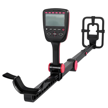 Metallinpaljastin kokoontaitettava 4 tilaa, IP68-kela 26 cm, LCD, kuulokkeet, lapio ja laukku